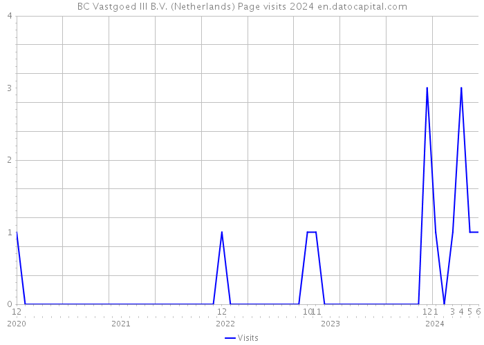 BC Vastgoed III B.V. (Netherlands) Page visits 2024 