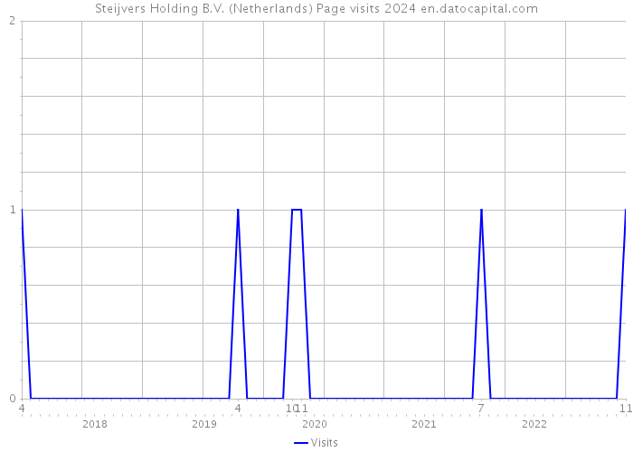 Steijvers Holding B.V. (Netherlands) Page visits 2024 
