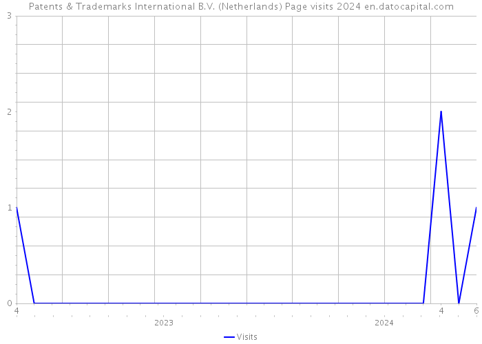 Patents & Trademarks International B.V. (Netherlands) Page visits 2024 