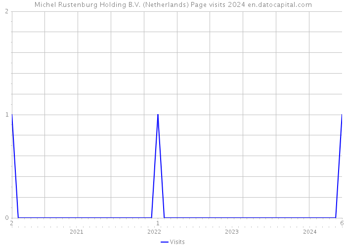 Michel Rustenburg Holding B.V. (Netherlands) Page visits 2024 