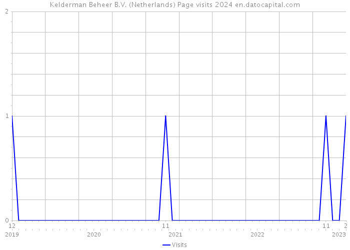 Kelderman Beheer B.V. (Netherlands) Page visits 2024 