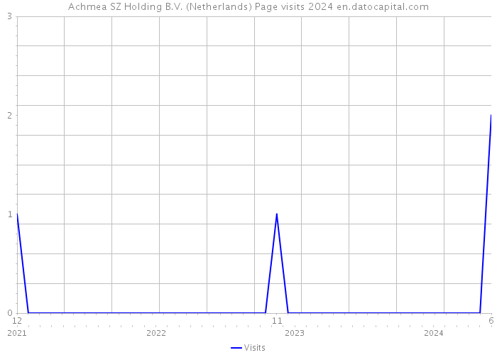 Achmea SZ Holding B.V. (Netherlands) Page visits 2024 