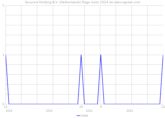 Secured Holding B.V. (Netherlands) Page visits 2024 