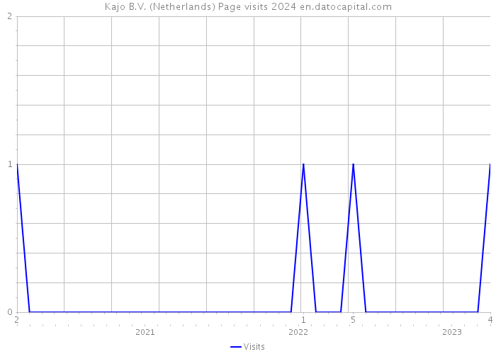 Kajo B.V. (Netherlands) Page visits 2024 
