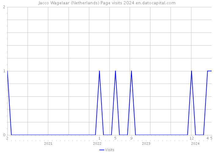 Jacco Wagelaar (Netherlands) Page visits 2024 