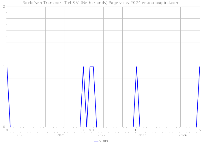 Roelofsen Transport Tiel B.V. (Netherlands) Page visits 2024 
