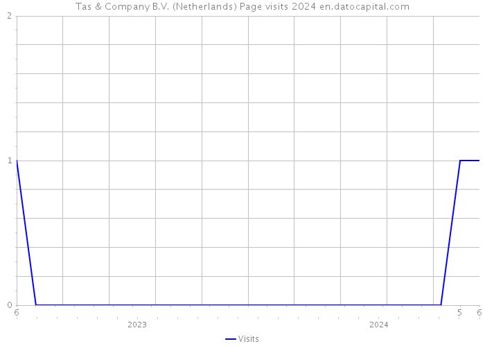 Tas & Company B.V. (Netherlands) Page visits 2024 