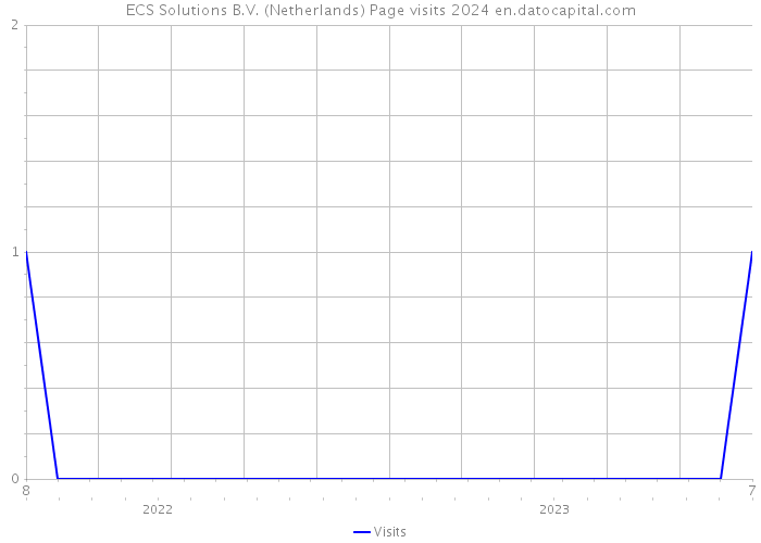 ECS Solutions B.V. (Netherlands) Page visits 2024 