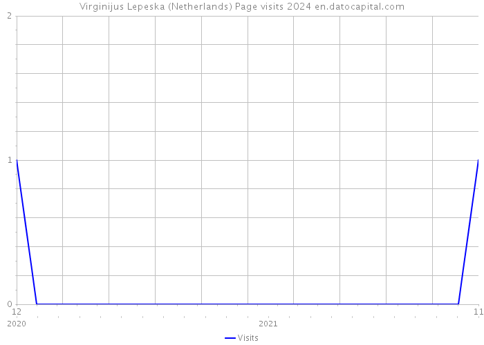 Virginijus Lepeska (Netherlands) Page visits 2024 
