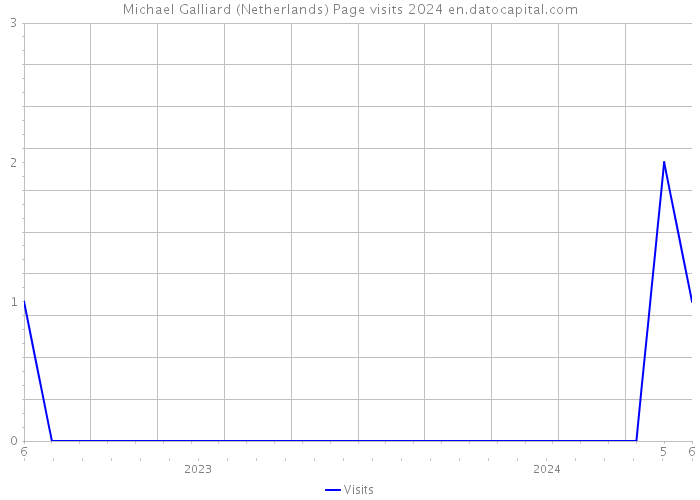Michael Galliard (Netherlands) Page visits 2024 