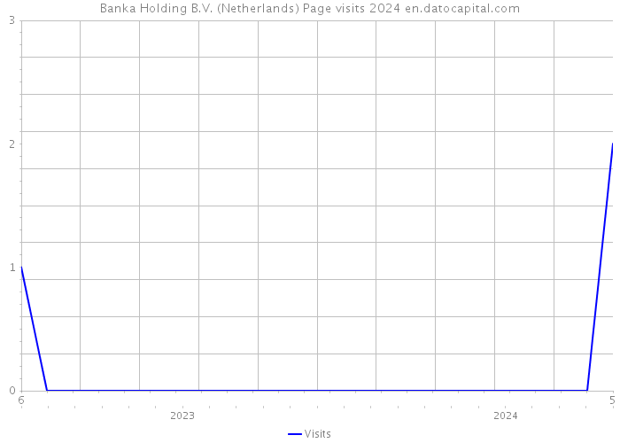 Banka Holding B.V. (Netherlands) Page visits 2024 