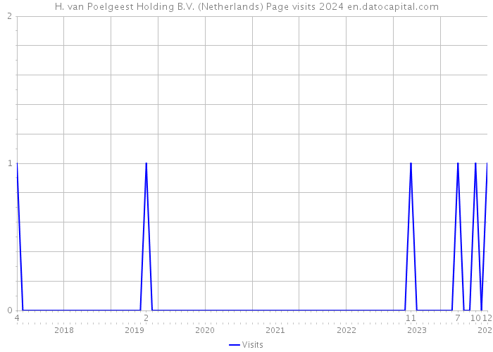 H. van Poelgeest Holding B.V. (Netherlands) Page visits 2024 