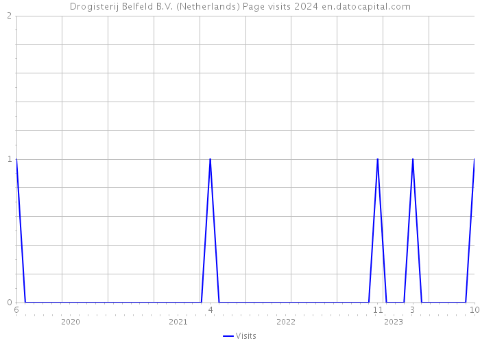 Drogisterij Belfeld B.V. (Netherlands) Page visits 2024 