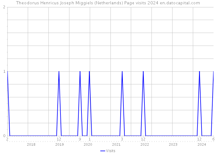 Theodorus Henricus Joseph Miggiels (Netherlands) Page visits 2024 