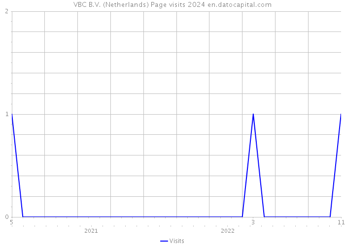 VBC B.V. (Netherlands) Page visits 2024 