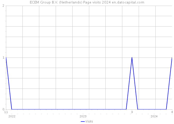 ECEM Group B.V. (Netherlands) Page visits 2024 