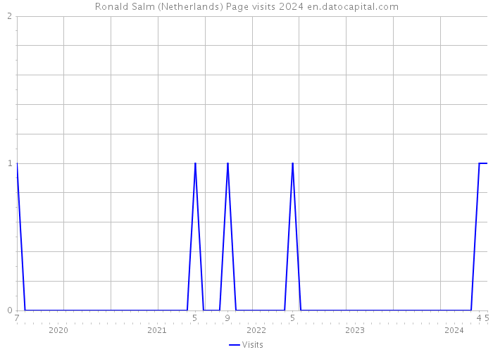 Ronald Salm (Netherlands) Page visits 2024 