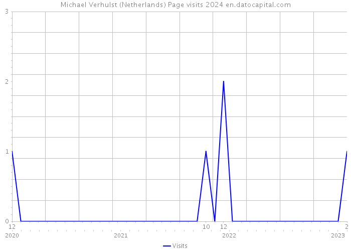 Michael Verhulst (Netherlands) Page visits 2024 