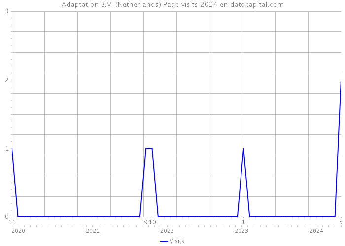 Adaptation B.V. (Netherlands) Page visits 2024 