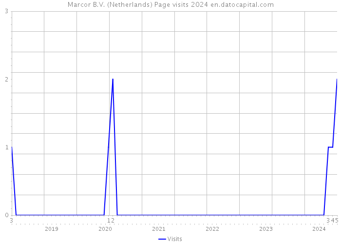 Marcor B.V. (Netherlands) Page visits 2024 
