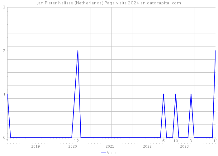 Jan Pieter Nelisse (Netherlands) Page visits 2024 