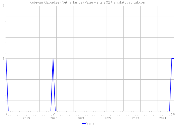 Ketevan Gabadze (Netherlands) Page visits 2024 