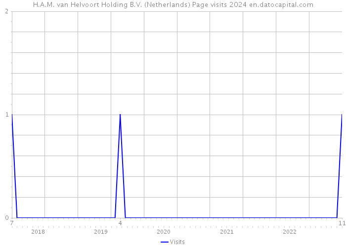 H.A.M. van Helvoort Holding B.V. (Netherlands) Page visits 2024 