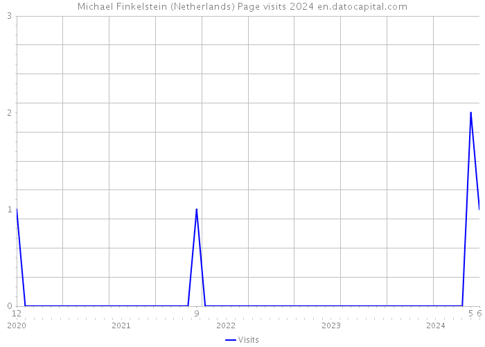 Michael Finkelstein (Netherlands) Page visits 2024 