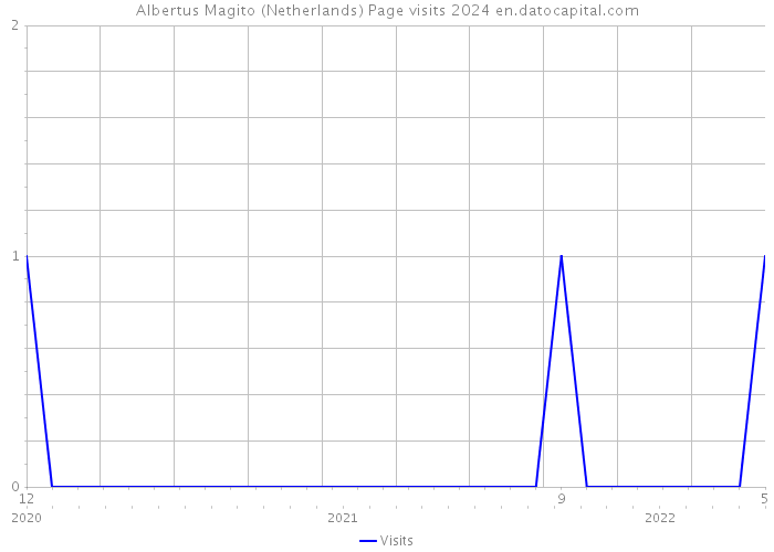 Albertus Magito (Netherlands) Page visits 2024 