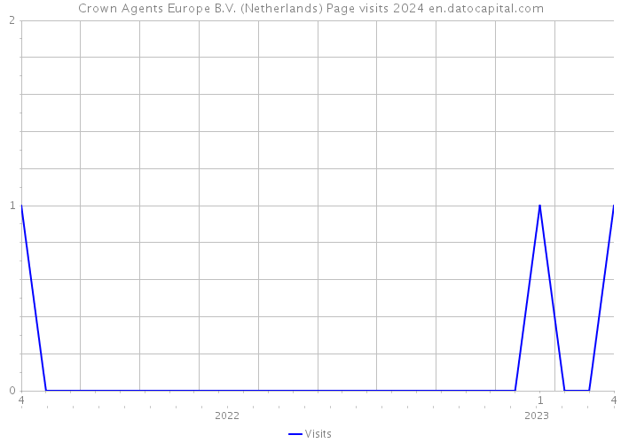 Crown Agents Europe B.V. (Netherlands) Page visits 2024 
