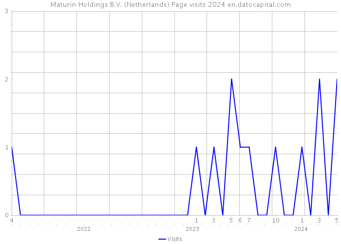 Maturin Holdings B.V. (Netherlands) Page visits 2024 