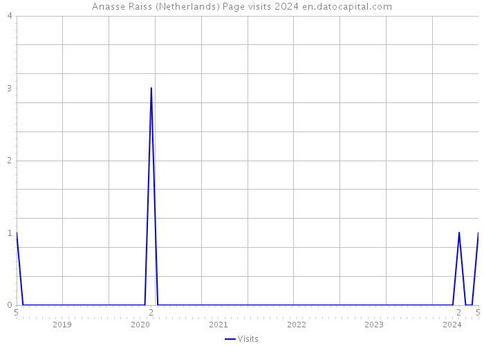 Anasse Raiss (Netherlands) Page visits 2024 