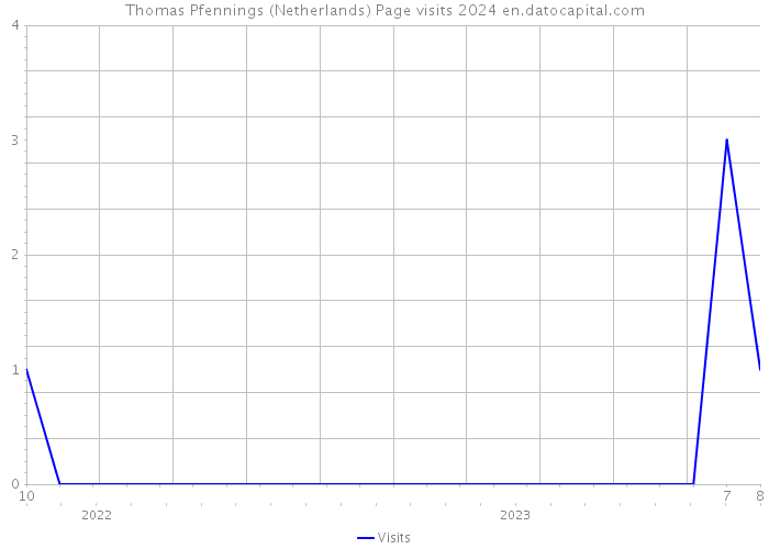 Thomas Pfennings (Netherlands) Page visits 2024 