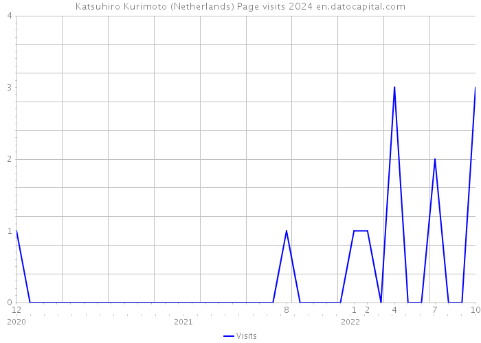 Katsuhiro Kurimoto (Netherlands) Page visits 2024 