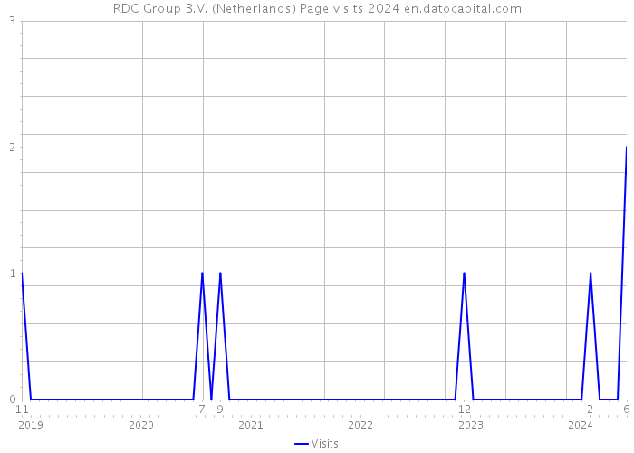 RDC Group B.V. (Netherlands) Page visits 2024 