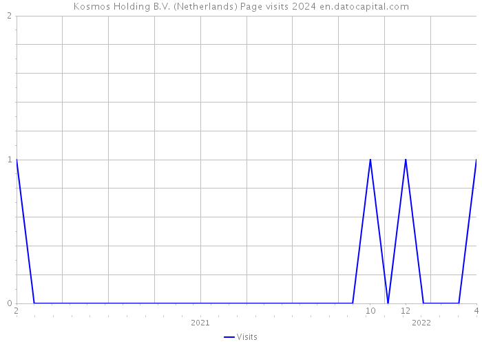 Kosmos Holding B.V. (Netherlands) Page visits 2024 