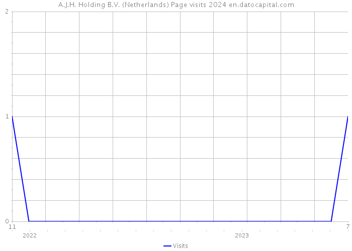 A.J.H. Holding B.V. (Netherlands) Page visits 2024 