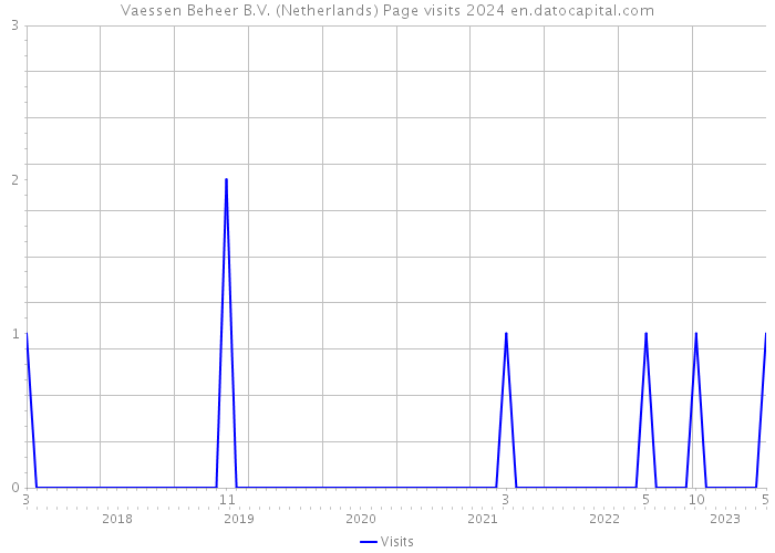 Vaessen Beheer B.V. (Netherlands) Page visits 2024 