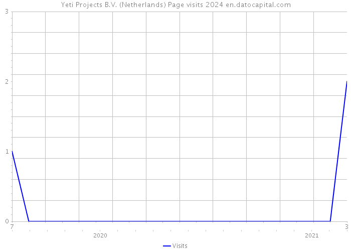 Yeti Projects B.V. (Netherlands) Page visits 2024 