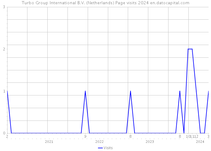 Turbo Group International B.V. (Netherlands) Page visits 2024 