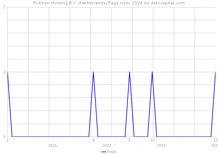 Robben Holding B.V. (Netherlands) Page visits 2024 