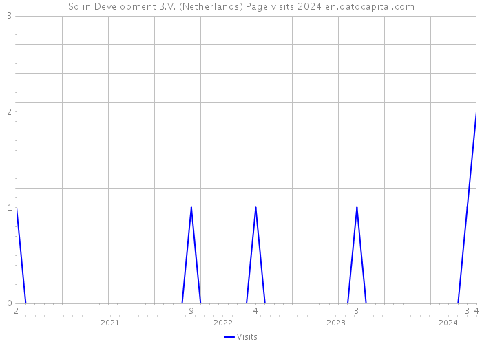 Solin Development B.V. (Netherlands) Page visits 2024 