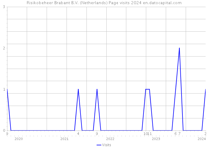 Risikobeheer Brabant B.V. (Netherlands) Page visits 2024 
