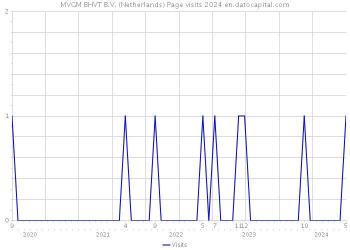 MVGM BHVT B.V. (Netherlands) Page visits 2024 