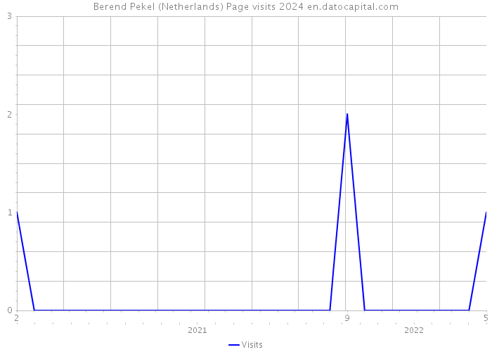 Berend Pekel (Netherlands) Page visits 2024 