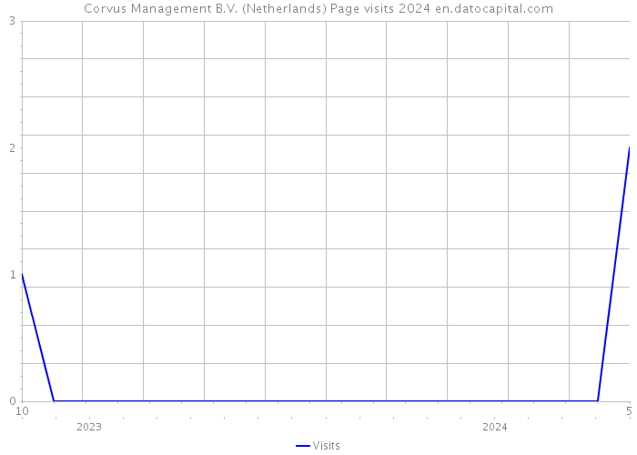 Corvus Management B.V. (Netherlands) Page visits 2024 