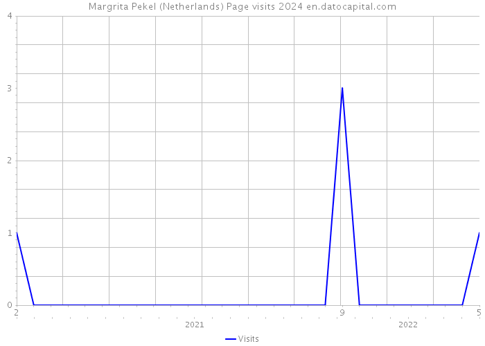 Margrita Pekel (Netherlands) Page visits 2024 
