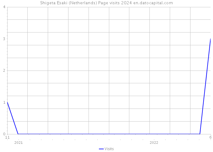 Shigeta Esaki (Netherlands) Page visits 2024 