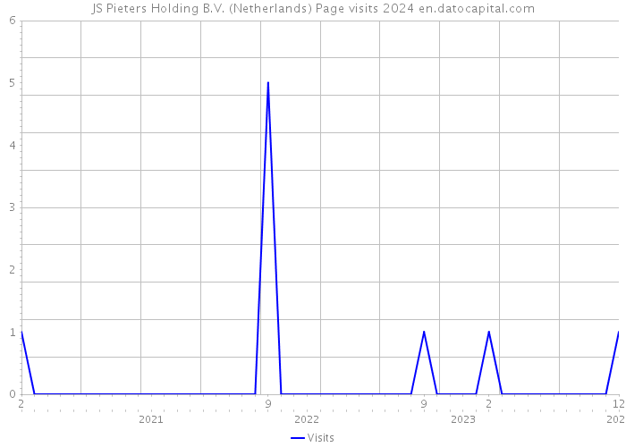 JS Pieters Holding B.V. (Netherlands) Page visits 2024 