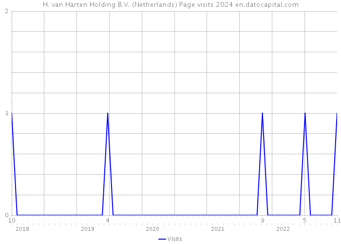 H. van Harten Holding B.V. (Netherlands) Page visits 2024 